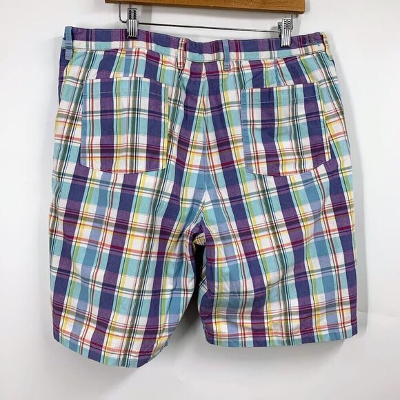 Tommy Bahama Men's Make It a Double Plaid & Striped Reversible Shorts Size 38 - Picture 2 of 15